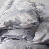 All Season Silk Covered White Goose Down Comforter