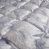 All Season Silk Covered White Goose Down Comforter