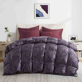 All Season Silk Covered White Goose Down Comforter