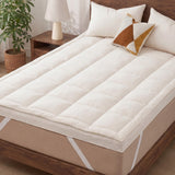 Organic Cotton Goose Feather Bed Mattress Topper