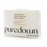 Organic Cotton Goose Feather Bed Mattress Topper