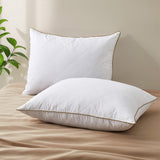 Medium-Firm Soft Premium Feather Bed Pillows Set of 2