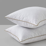 Medium-Firm Soft Premium Feather Bed Pillows Set of 2