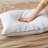 Medium-Firm Soft Premium Feather Bed Pillows Set of 2