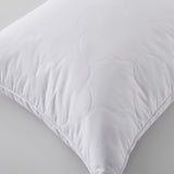 2 Pack Gusseted & Classic Goose Feather Bed Pillows with Soft Cover