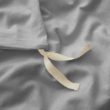 Add a touch of modern elegance with the Gray Linen Cotton Blend Duvet Cover Set. The soft, neutral gray complements any style while offering a calm and cozy atmosphere. Crafted from a breathable linen-cotton blend, this set ensures optimal airflow and comfort for hot sleepers and warm climates.