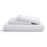 Flax Linen Cotton Blend Duvet Cover Set, Durable, Breathable and Moisture-Wicking, 3 Piece Bedding Set