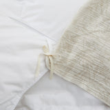 Floral Jacquard Cotton Linen Blend Duvet Cover Set, Bedding Set with Pillowcases