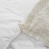 Jacquard Cotton Linen Blend Duvet Cover Set