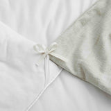 Jacquard Cotton Linen Blend Duvet Cover Set
