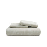 Jacquard Cotton Linen Blend Duvet Cover Set