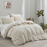 Jacquard Cotton Linen Blend Duvet Cover Set