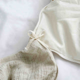 Jacquard Cotton Linen Blend Duvet Cover Set