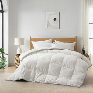 All Seasons Goose Feather and Down Weighted Comforter