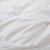 All Season Premium Goose Feather Duvet Insert with 100% Cotton Cover