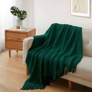 Ultra Soft Knitted Throw Blanket 50″ x 60”