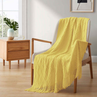 Ultra Soft Knitted Throw Blanket 50″ x 60″