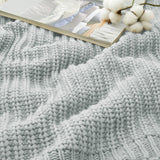 50"x60" Ultra Plush Chunky Knit Throw Blanket Textured Comfort Woven Blanket