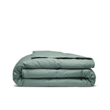 Embrace a luxurious, comfortable sleep every night with the Puredown All Season Organic Cotton Down Feather Fiber Comforter. The duvet insert can be attached to your duvet cover with ease, thanks to the four corner loops. Double-needle stitching coupled with elegant piping that lines the feather and down comforter ensures a sturdy seam, reducing duvet filling loss and lending the all-season feather comforter a tailored appearance.