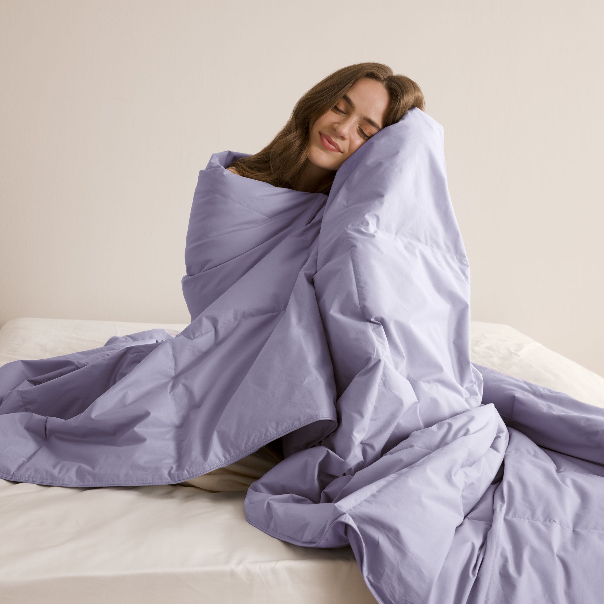 The Lavender organic cotton comforter brings a soft, calming touch to your bedding. Its breathable and lightweight design makes it perfect for warm climates or layering, while the soothing hue adds a subtle pop of color to any room.