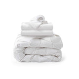 Bundle includes:1 comforter, 1 flat sheet, 1 fitted sheet, 2 pillowcases  (1 for twin size)