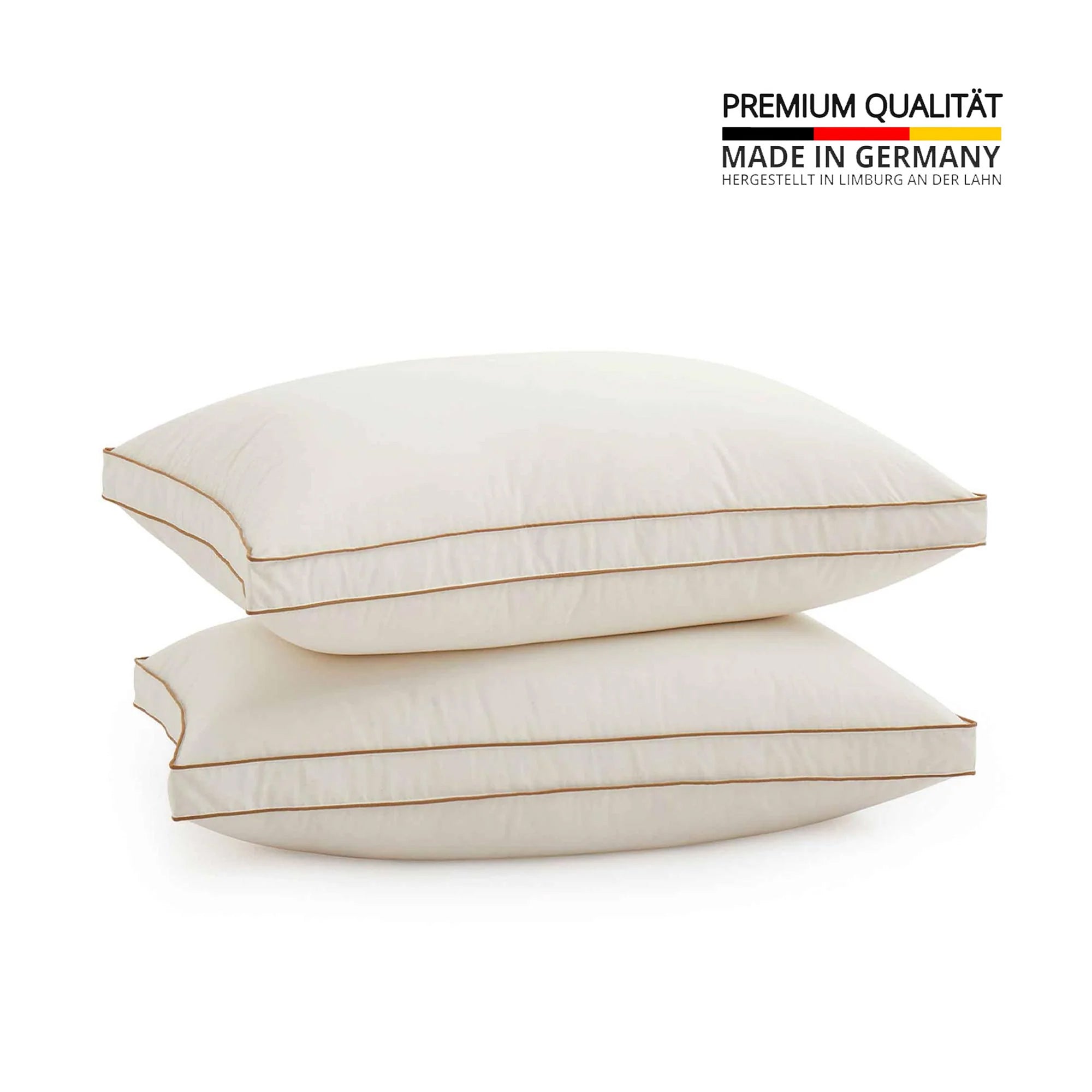 Engineered in Germany to deliver superior sleep comfort and an elevated loft, this pillow is thoughtfully designed to ensure optimal spinal alignment and provides ample neck support. It is an ideal choice for side sleepers, effectively reducing pressure points to enhance comfort during sleep.