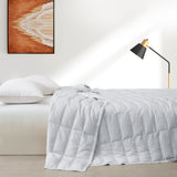 The down blankets are enveloped in gentle shades of grey. Bring a classy flair to your personal space with these tencel lyocell comforters.