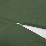 This bedspread comforter cover set comes in foresty shades of lunar green. By following the care tips, you can add a touch of mystical nature to your room and luxury bed sheet with this goose down duvet cover.