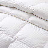 The warm comforter is covered in beautiful tones of white. A valuable element in your bedding décor, let this white comforter add a touch of classic intrigue to your bedding space.