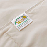 The down feather comforter is covered in solid colors of soft beige or hues of off-white that give it a crisp appearance. Bring natural light to your bedding space and turn it into a cozy spot, while you enjoy the natural feeling of cottony softness with this off white feather comforter.