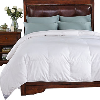 75% white down lightweight Down Comforter with 100% cotton cover