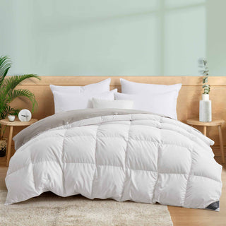 The affordable duvet cover set is enveloped in solid white hues. Bring comfort classics and elegant style to your bedding collection with this white cover down comforter.