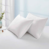 White Goose Feather Pillows for Side and Back Sleepers