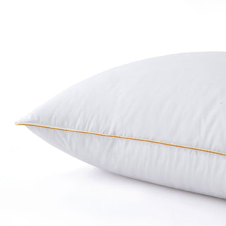 The pillows are brushed in crisp and solid white hues. Your bedroom will be transformed into a luxurious haven with these real feather pillows.